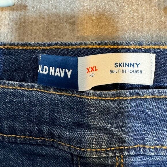 NWT Old Navy WOW Skinny Pull On Jeans for Girls  18 Mid Rise Medium Wash - Picture 3 of 7